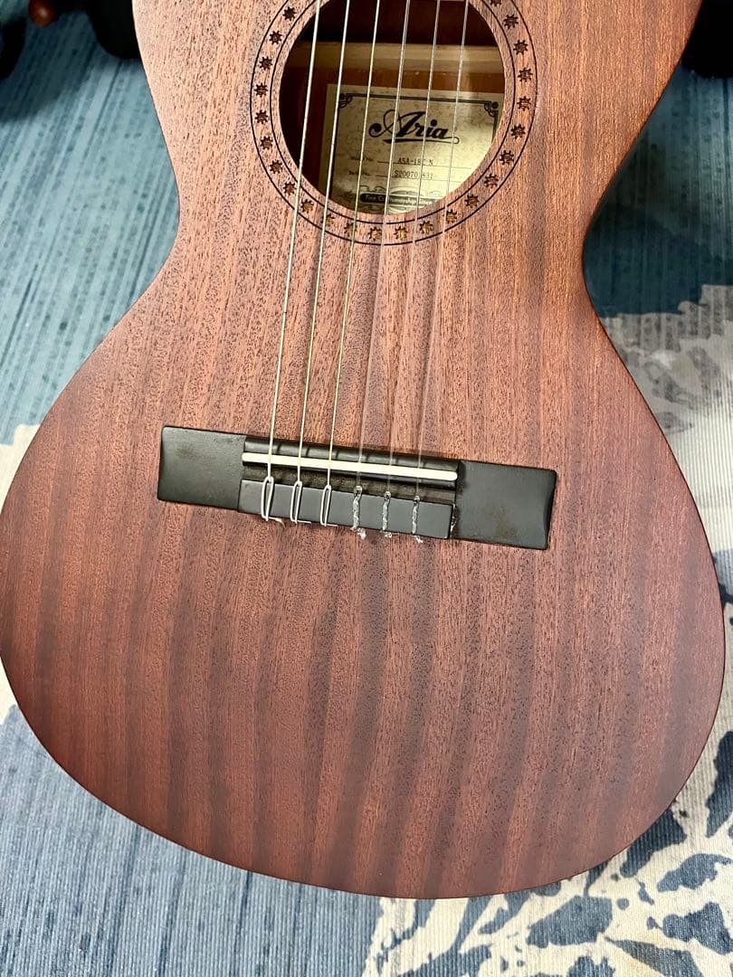 【美品】アリア　ミニギター ASA-18C N ソフトケース付
