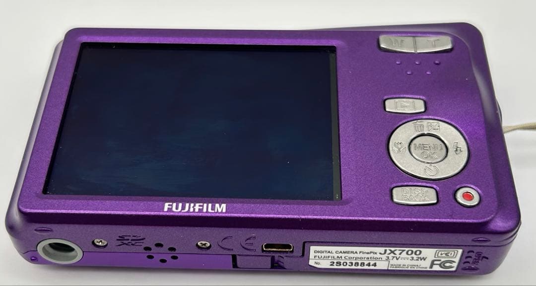 訳アリ　FUJIFILM コンデジ　Finepix JX JX700 パープル