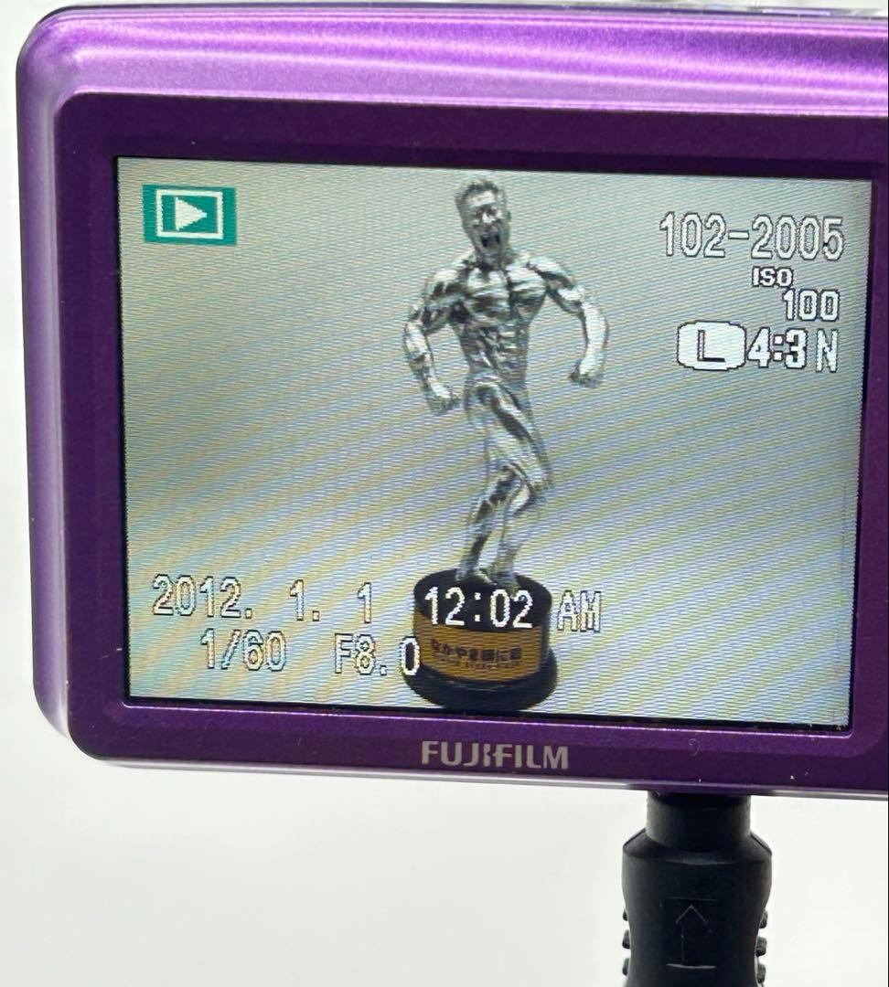 訳アリ　FUJIFILM コンデジ　Finepix JX JX700 パープル