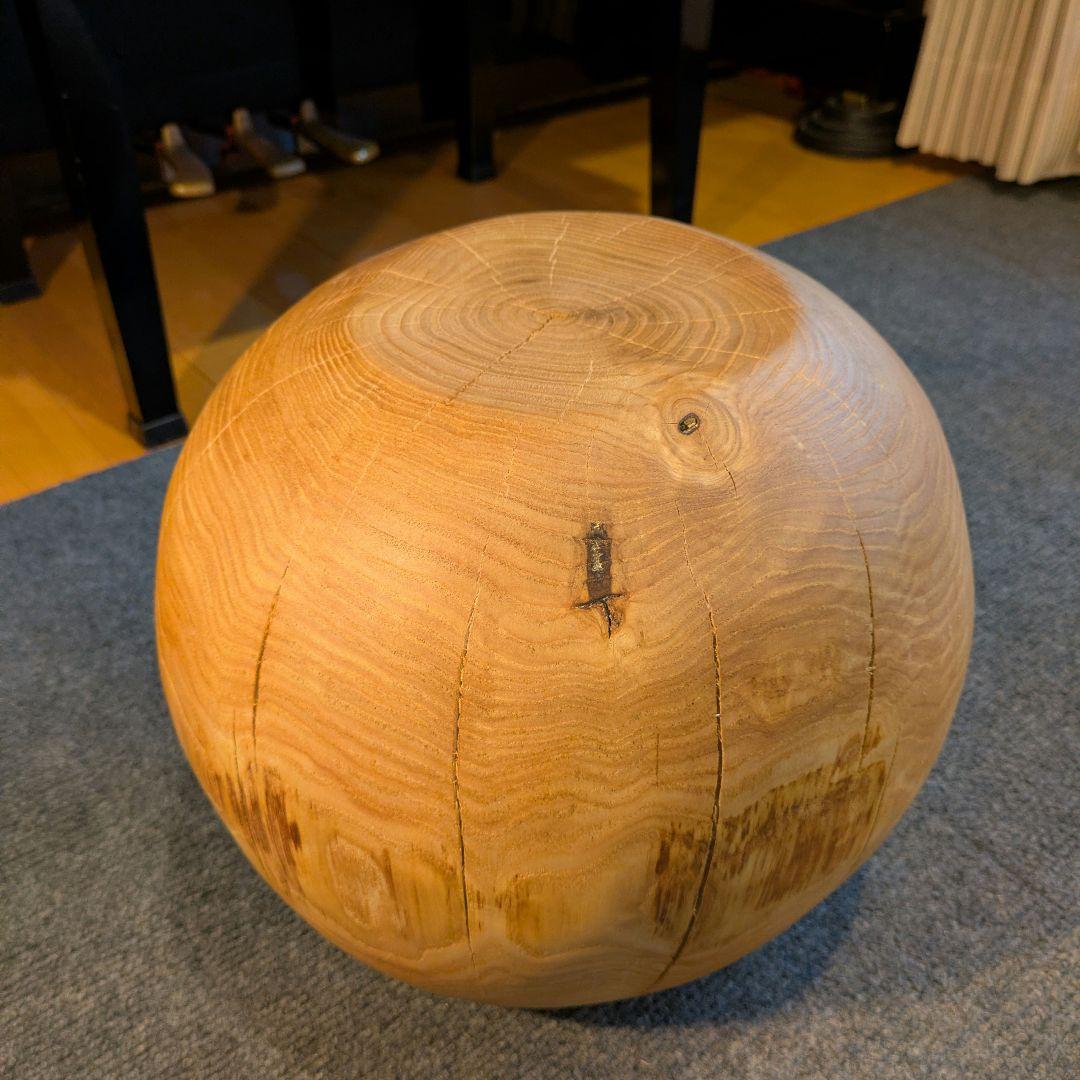 栗　天然木　丸型　切り株　丸太　高さ約26㎝