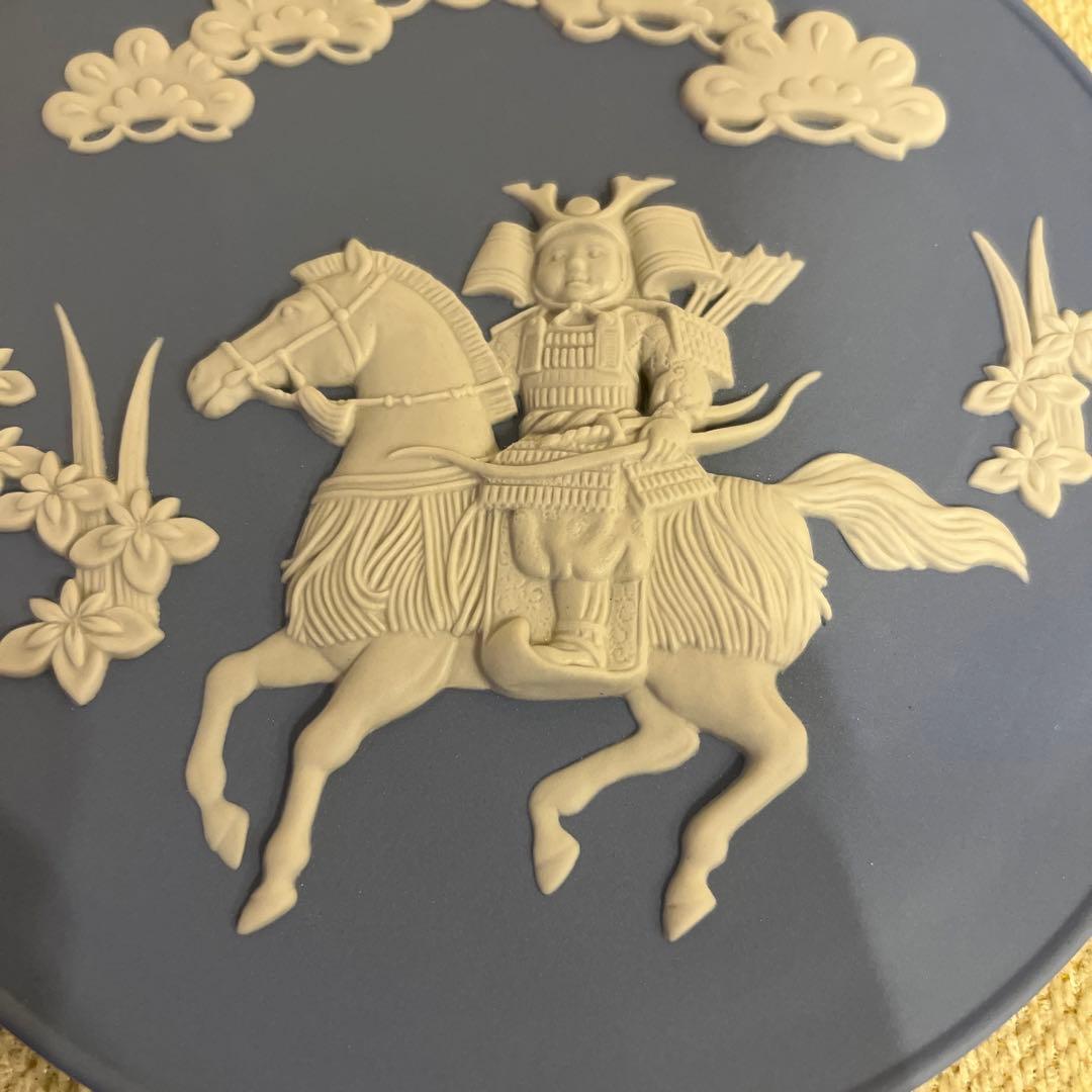 ウェッジウッド　ジャスパー　リトルサムライ　プレート