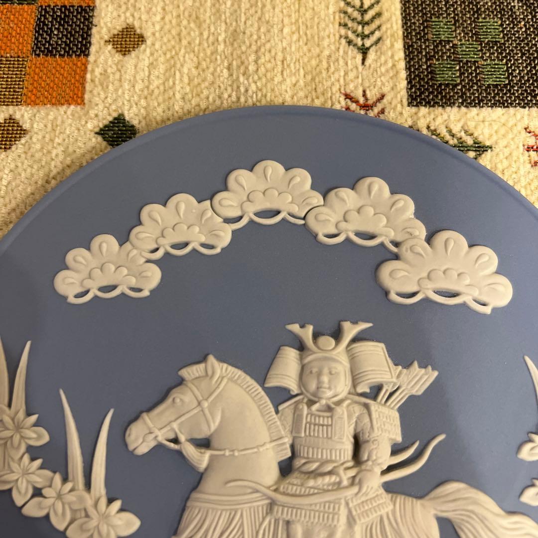 ウェッジウッド　ジャスパー　リトルサムライ　プレート