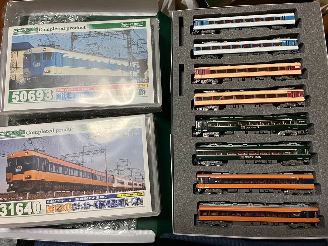 GREENMAX 近鉄12200系、15200系、15400系　先頭車8両セット