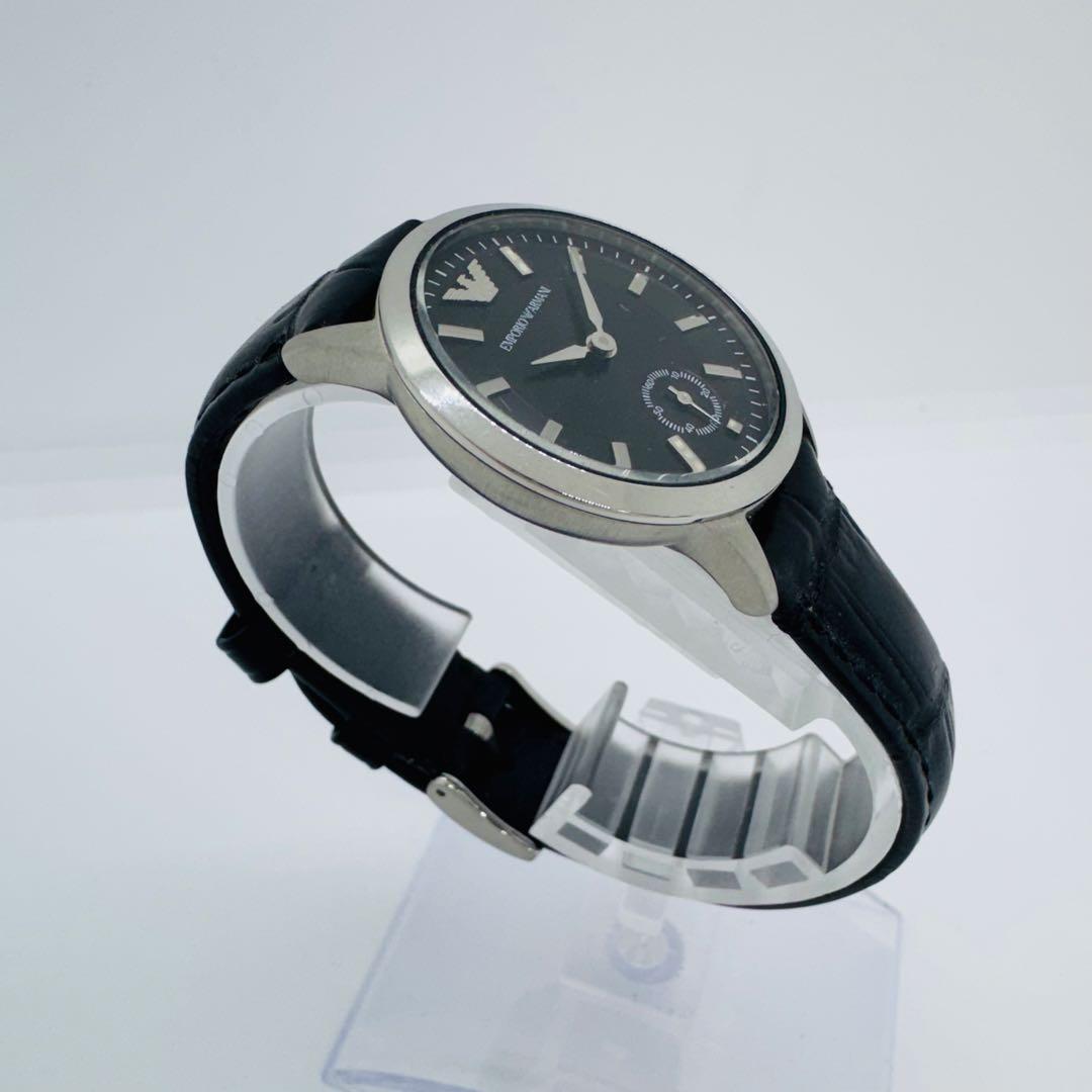 ✨EMPORIOARMANI✨エンポリオアルマーニ✨ブラック文字盤✨腕時計✨