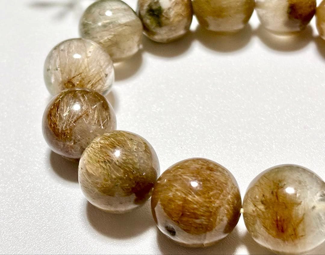 超夢幻品質　博物館展示クラス　奇跡のオメガゴールデンガネッシュヒマール水晶