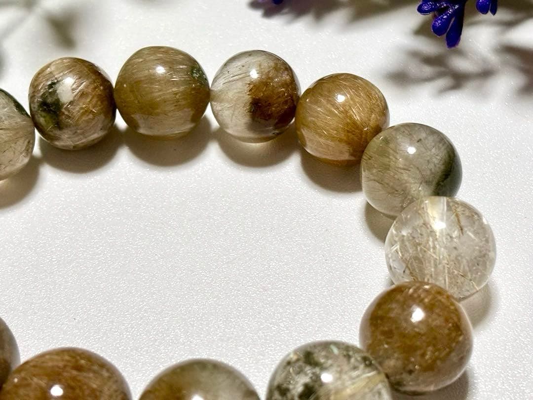 超夢幻品質　博物館展示クラス　奇跡のオメガゴールデンガネッシュヒマール水晶