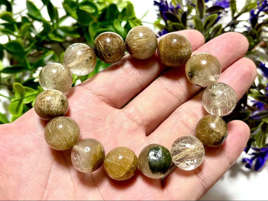 超夢幻品質　博物館展示クラス　奇跡のオメガゴールデンガネッシュヒマール水晶