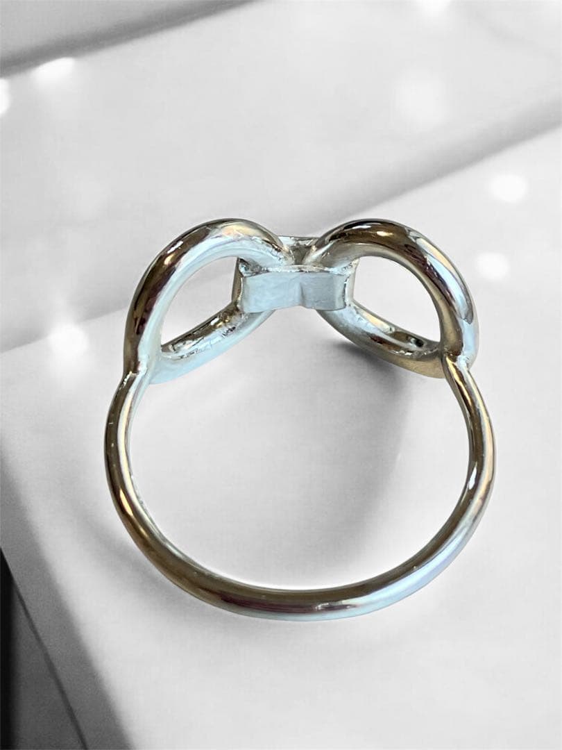 ハンドメイド　シルバーリング　13号　Charch jewelry