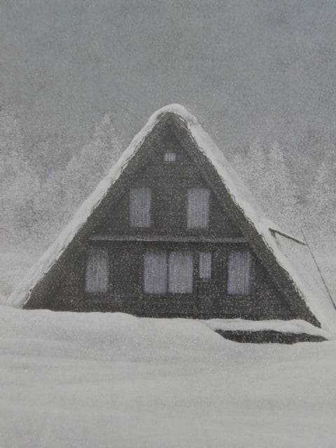 池内璋美、【里】、希少な大判額装用画集より、美品、日本人画家、新品額装付