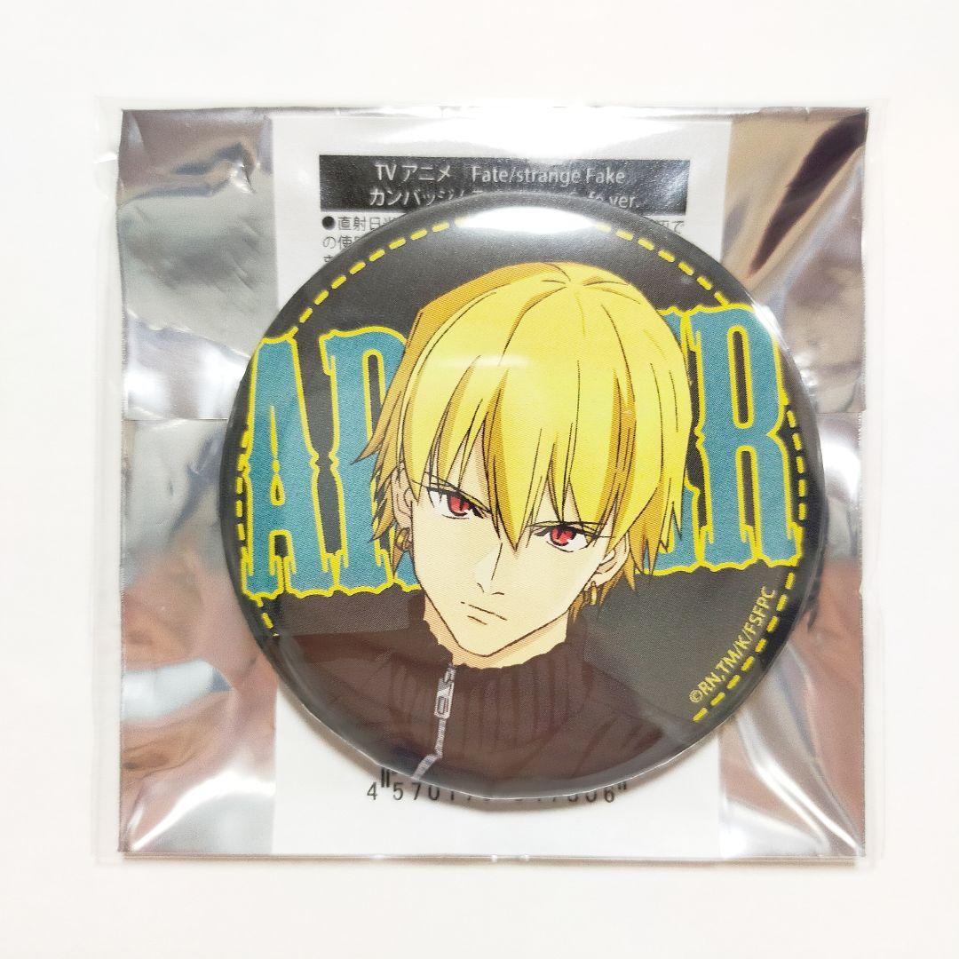 strange Fake カフェ アーチャー ランサー 缶バッジ クリアカード