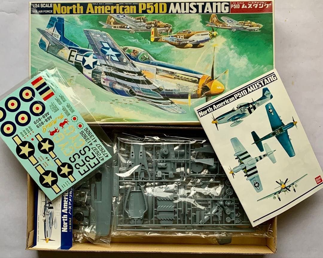 P51 ムスタング1/24 プラモデル 絶版レア 希少品