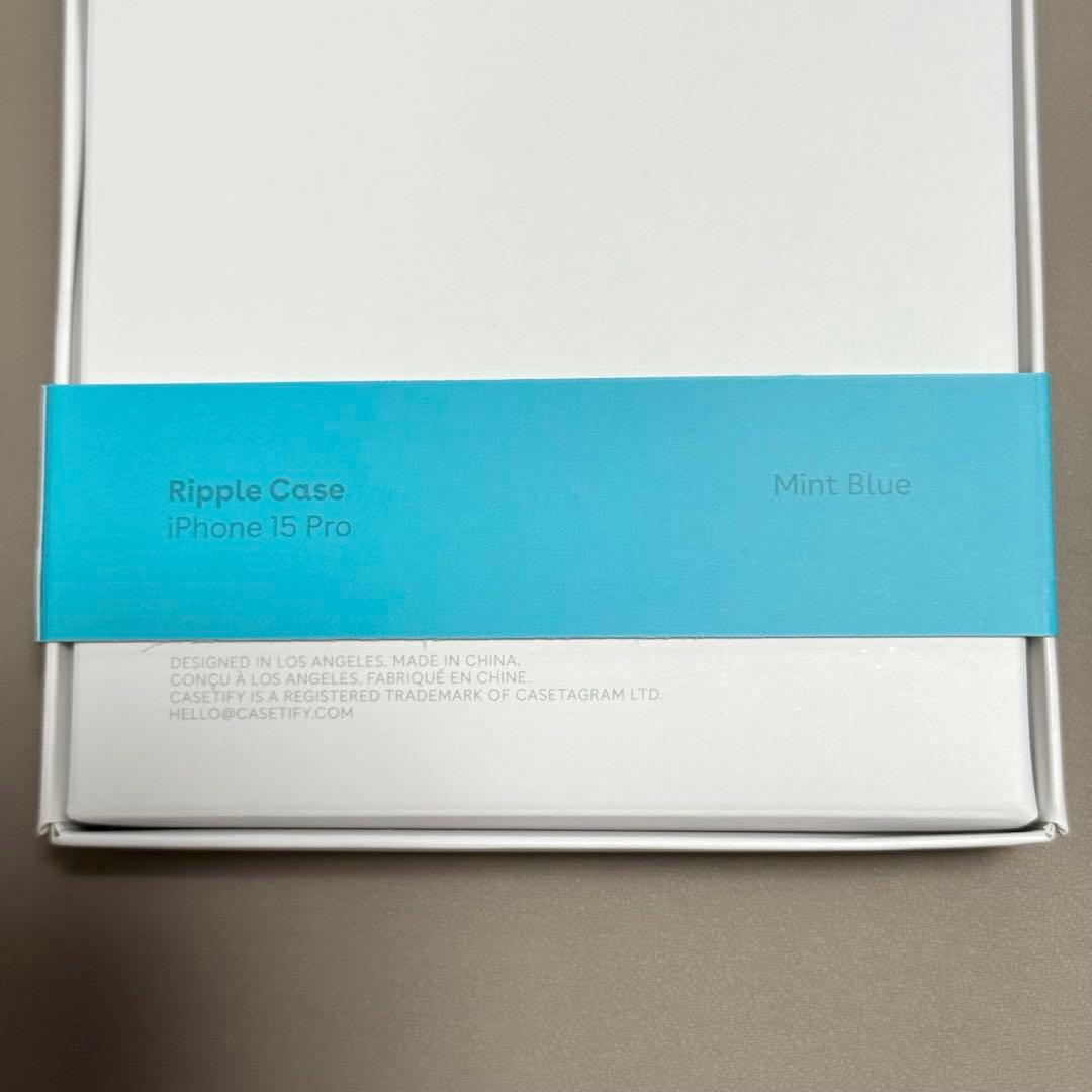 casetify ウェーブ　シリコンケース　iPhone 15pro