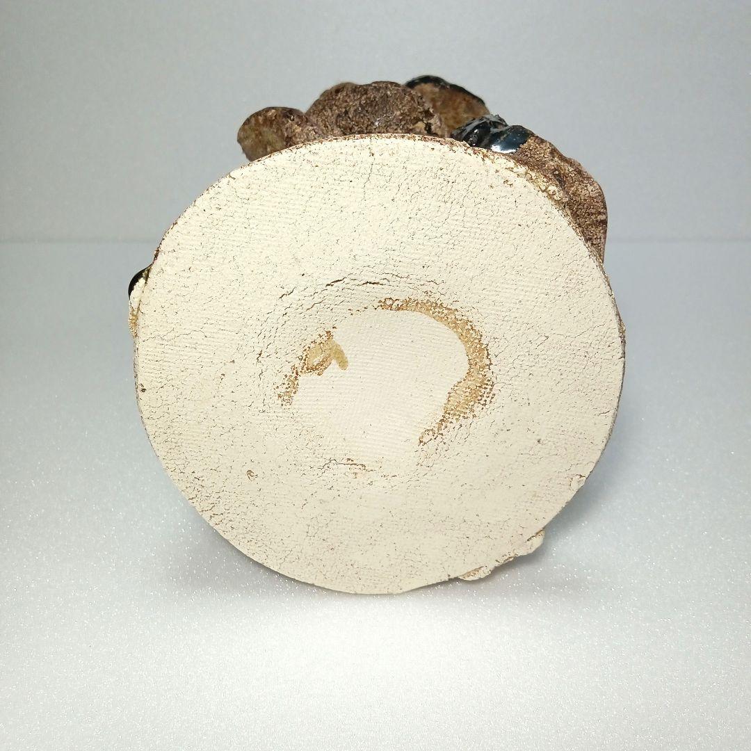 【新品未使用】幸福 の 鳥 フクロウ タワー 縁起物 花入