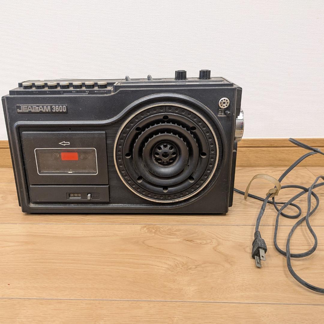 送料無料 三菱電機 JEAGAM ラジオカセット JR-3600 ジャンク品