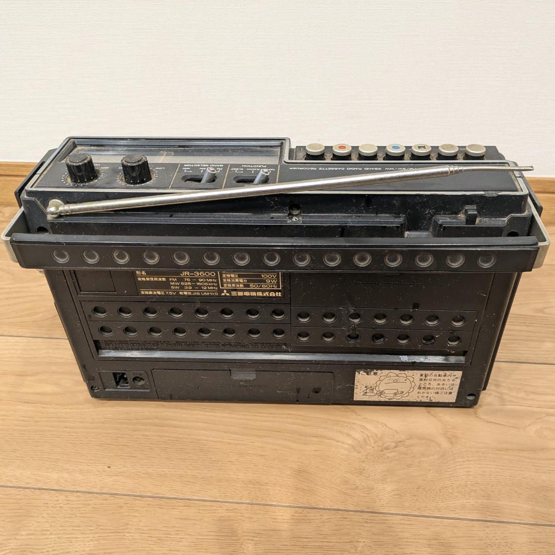 送料無料 三菱電機 JEAGAM ラジオカセット JR-3600 ジャンク品