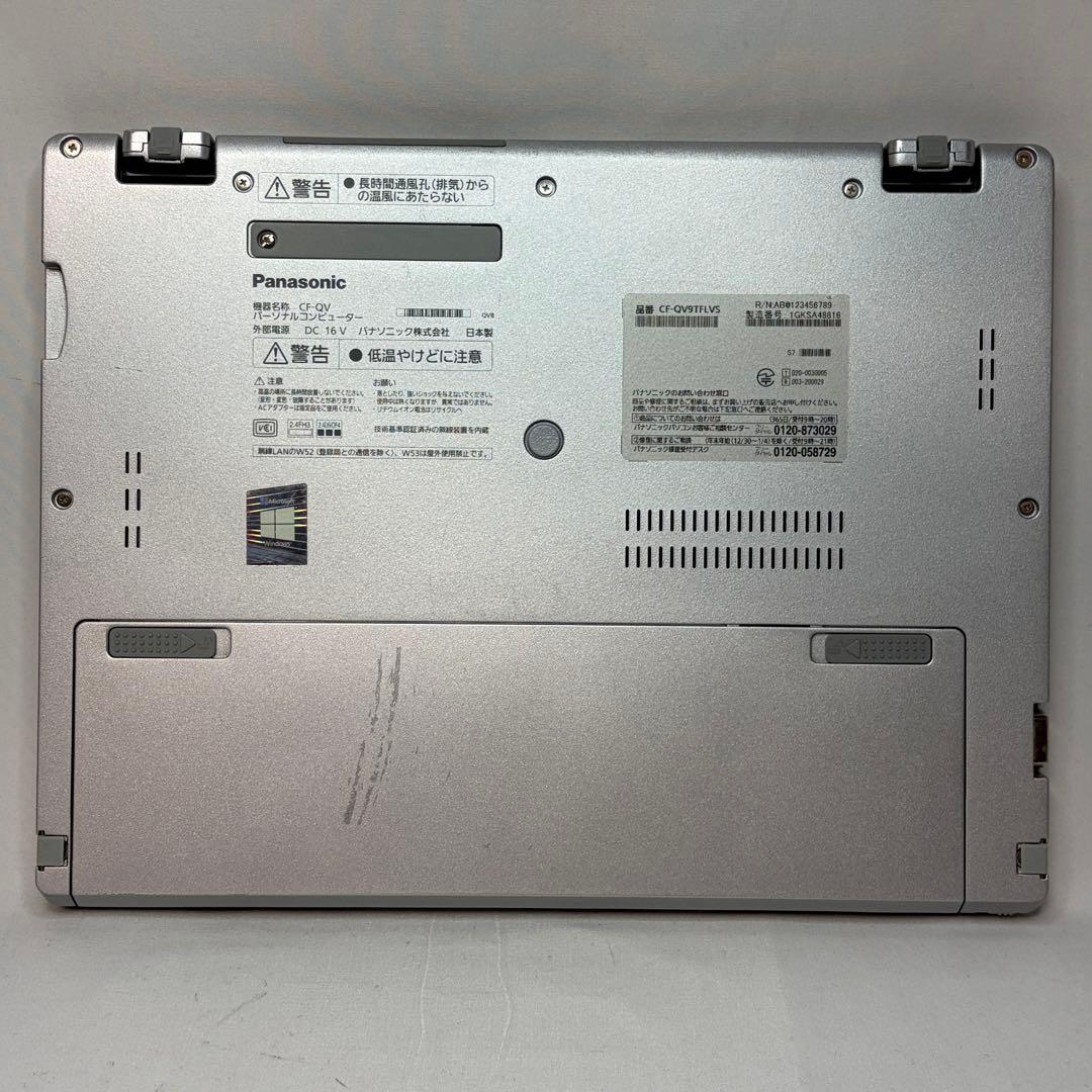 準美品 LTE 10世代 i7 16GB 512GB Let'sNote QV9