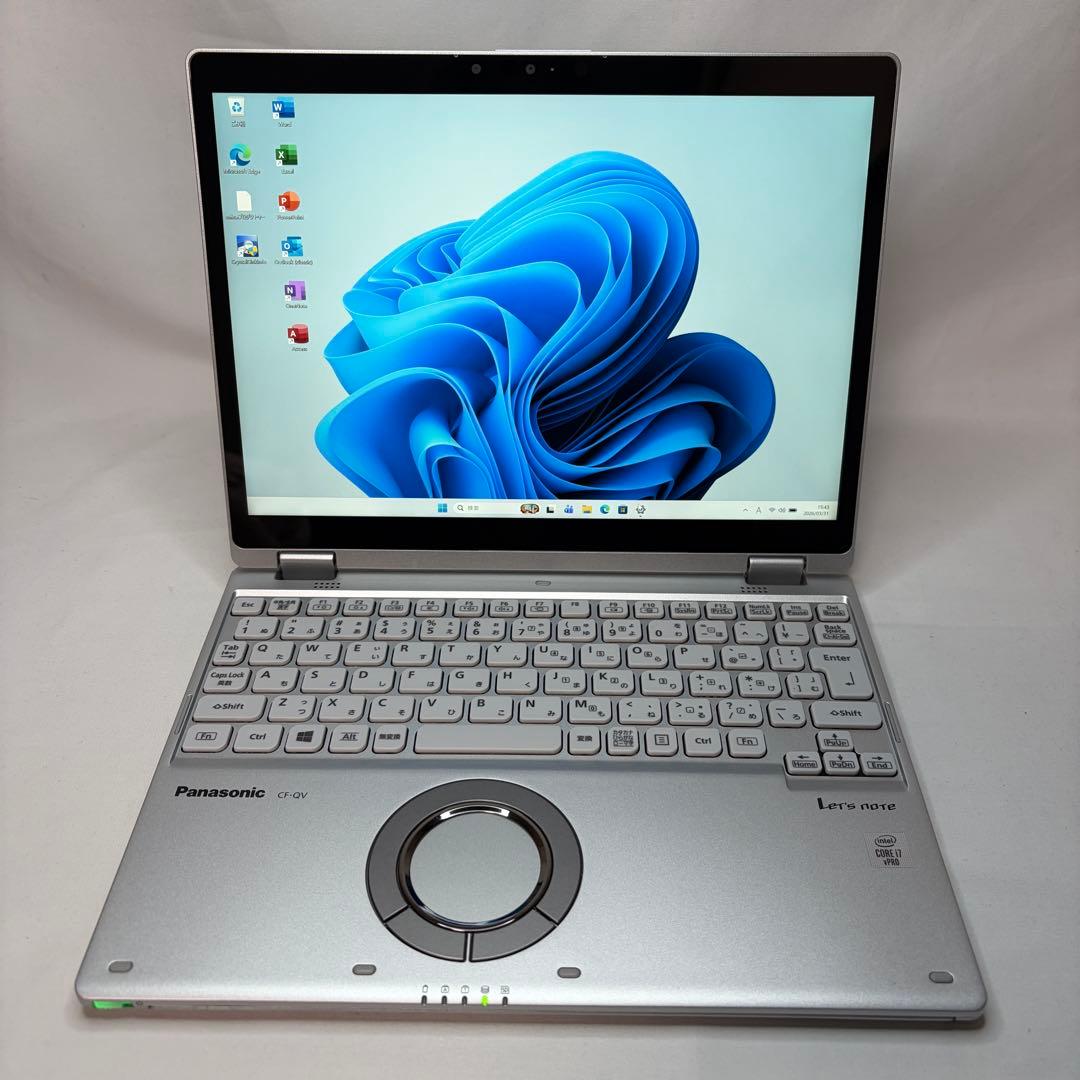 準美品 LTE 10世代 i7 16GB 512GB Let'sNote QV9
