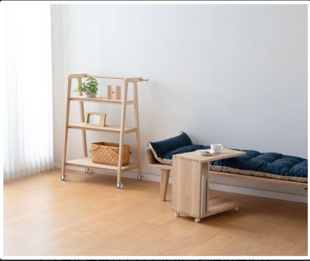 【匿名.配送無料】cosine コサイン オープンシェルフ3段 キャスター付