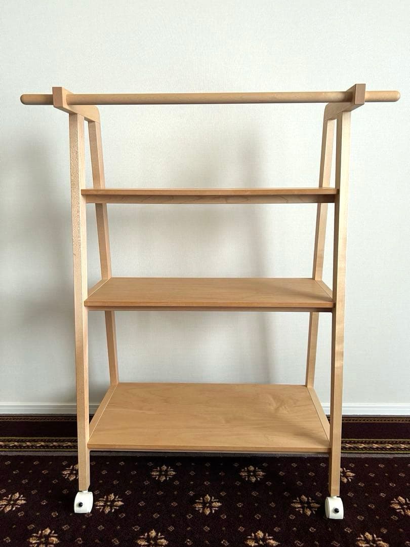 【匿名.配送無料】cosine コサイン オープンシェルフ3段 キャスター付