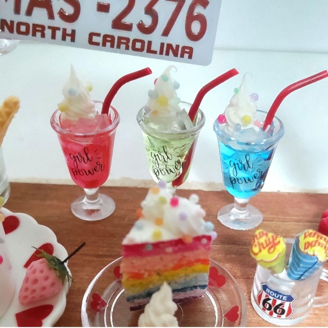 No.Ｂ228 コンフェッティケーキ　カラフルなプチアメリ感スイーツセット
