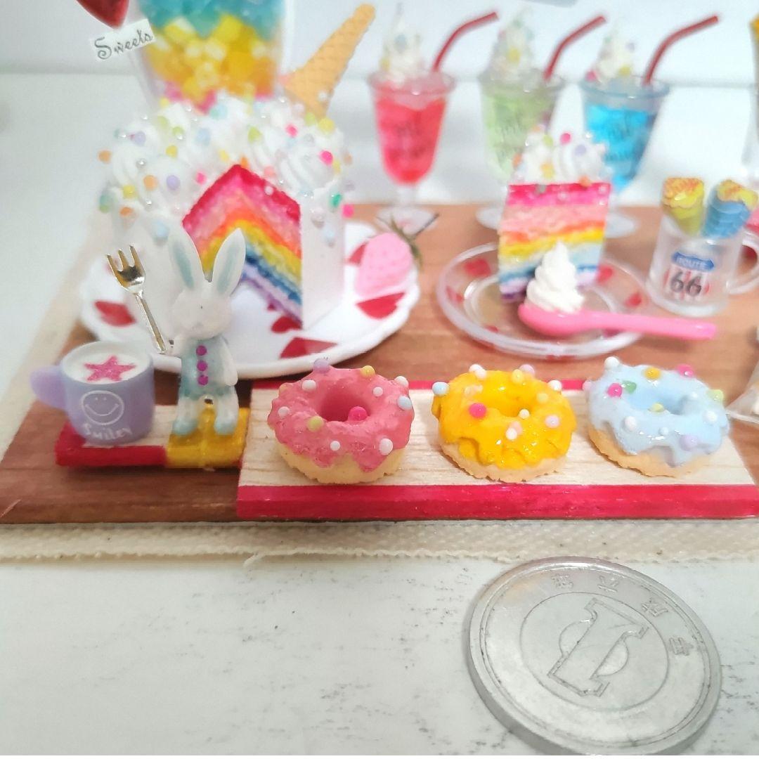 No.Ｂ228 コンフェッティケーキ　カラフルなプチアメリ感スイーツセット