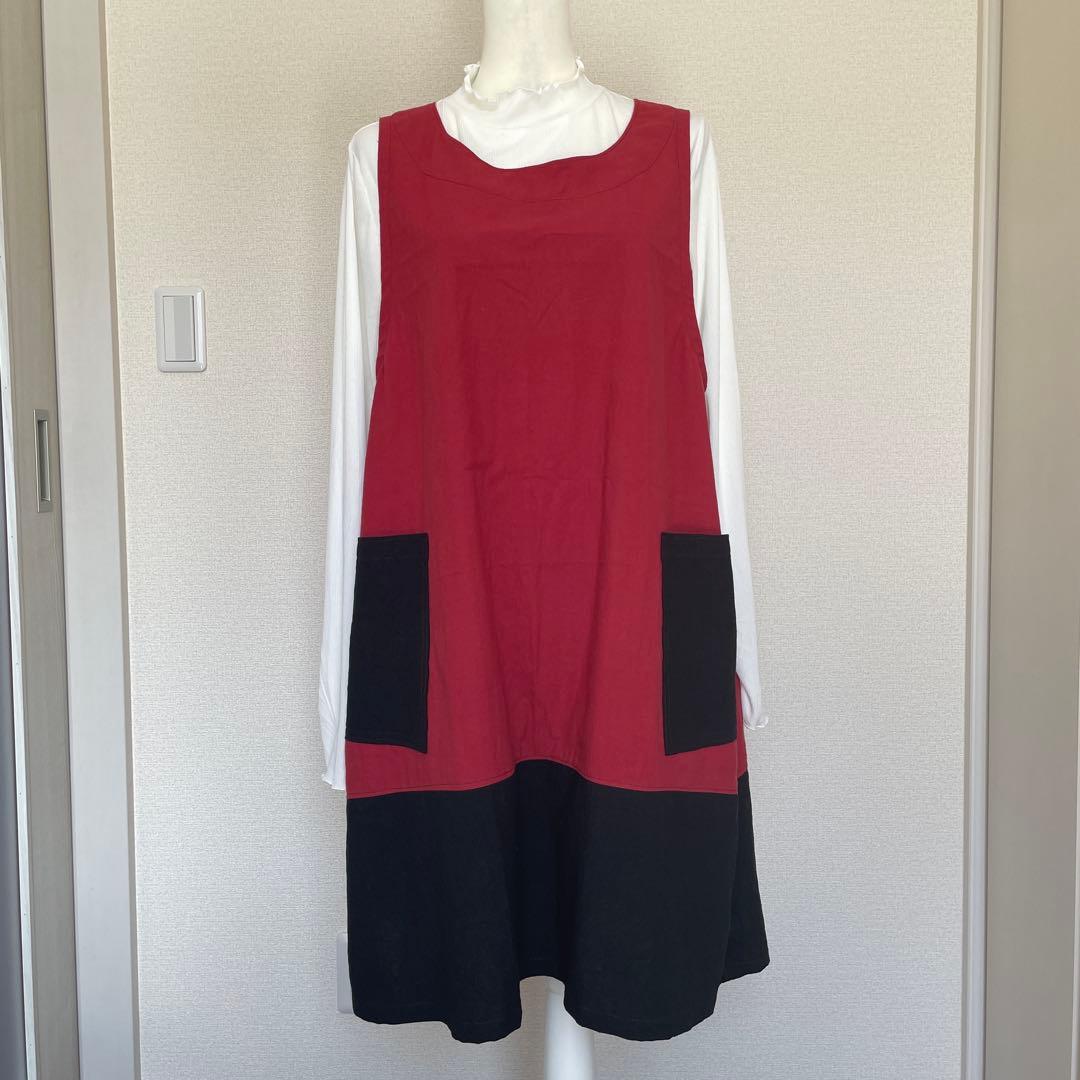 リンリン様　ワッシャーコットン　エプロン