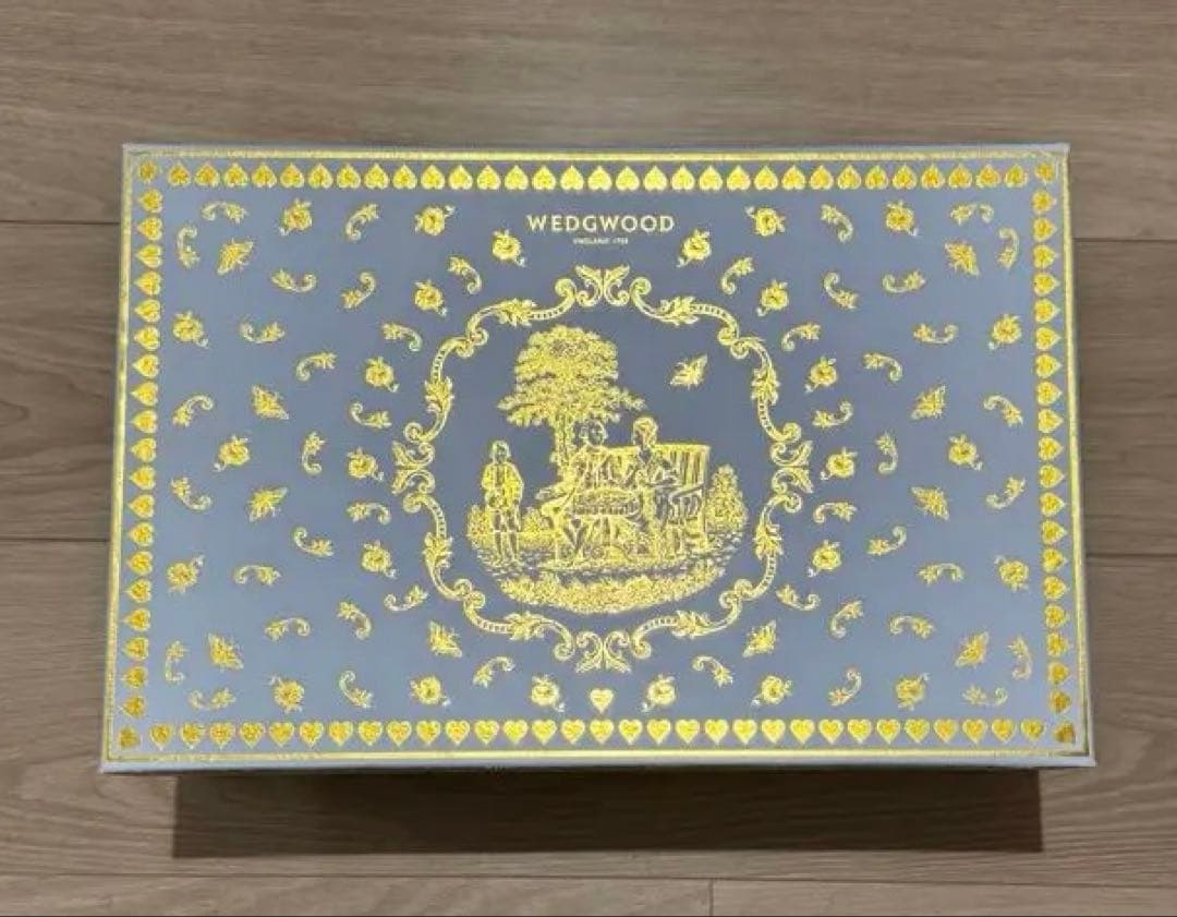 ウェッジウッド　ポルカドット　ケーキ皿　4枚