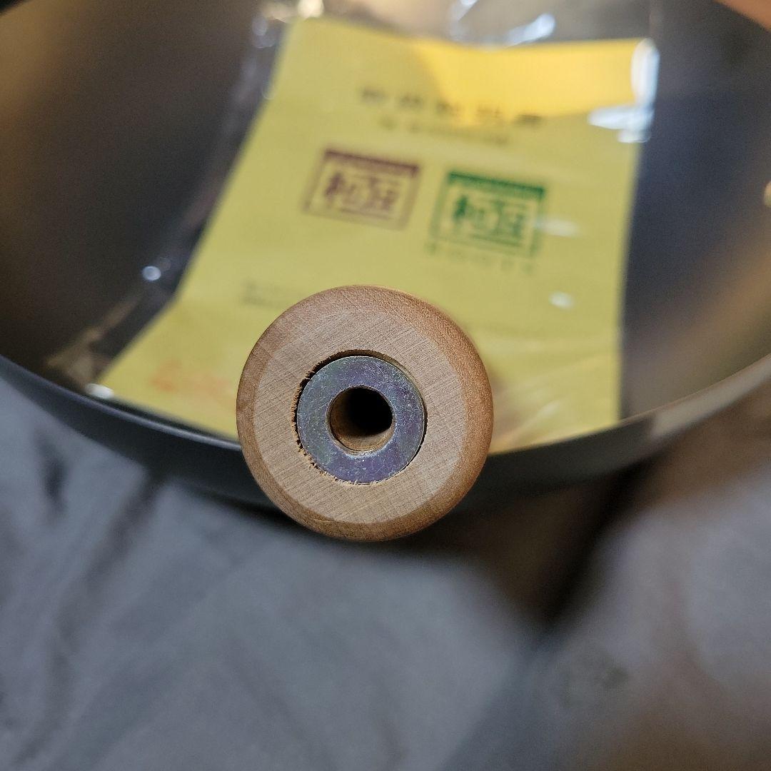 未使用 リバーライト フライパン 28cm 木製ハンドル 鉄フライパン