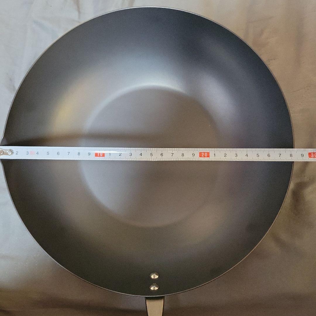 未使用 リバーライト フライパン 28cm 木製ハンドル 鉄フライパン