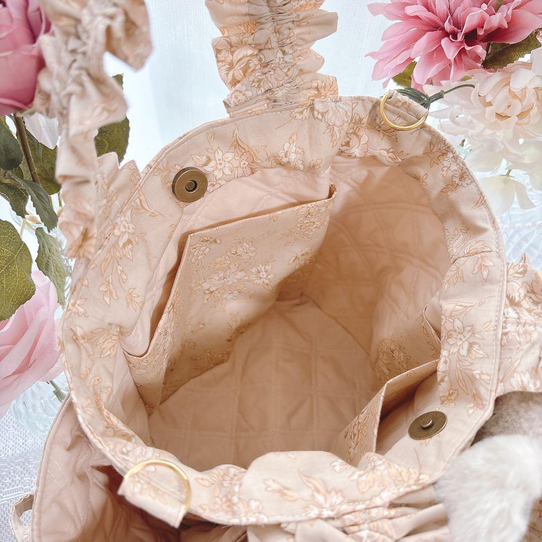 コヤンイサムチョン　ルミちゃん　くすみベージュフリル　レース