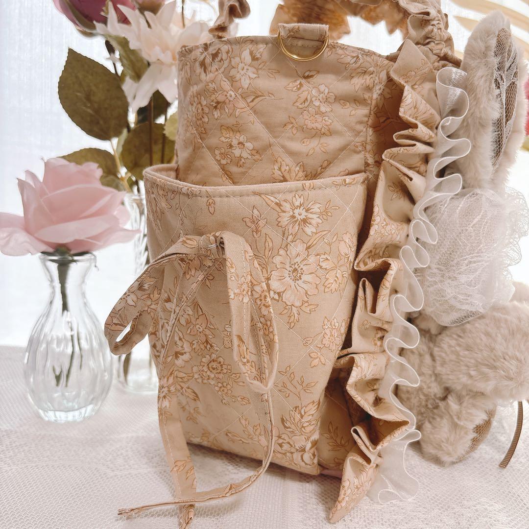 コヤンイサムチョン　ルミちゃん　くすみベージュフリル　レース