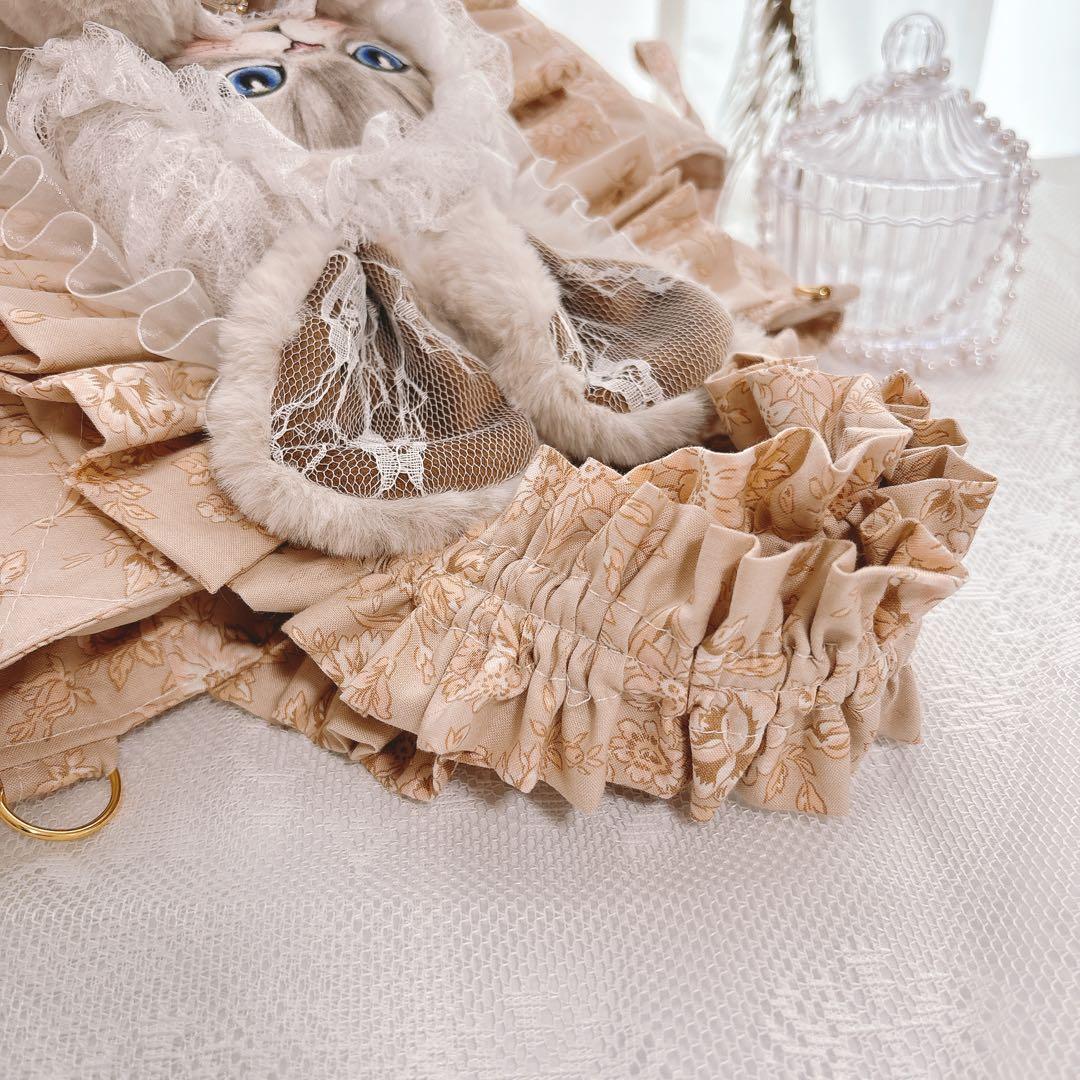 コヤンイサムチョン　ルミちゃん　くすみベージュフリル　レース