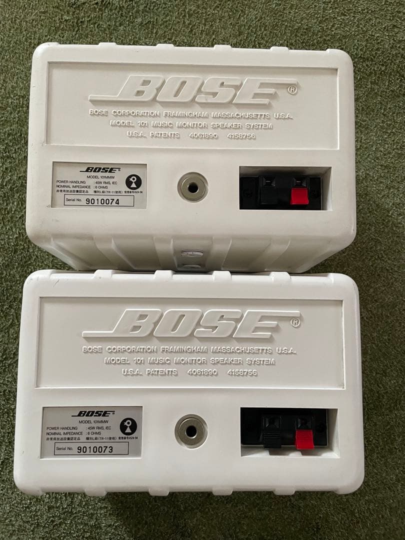 【希少良品】BOSE 101MMW シリアル連番鳥マーク品②