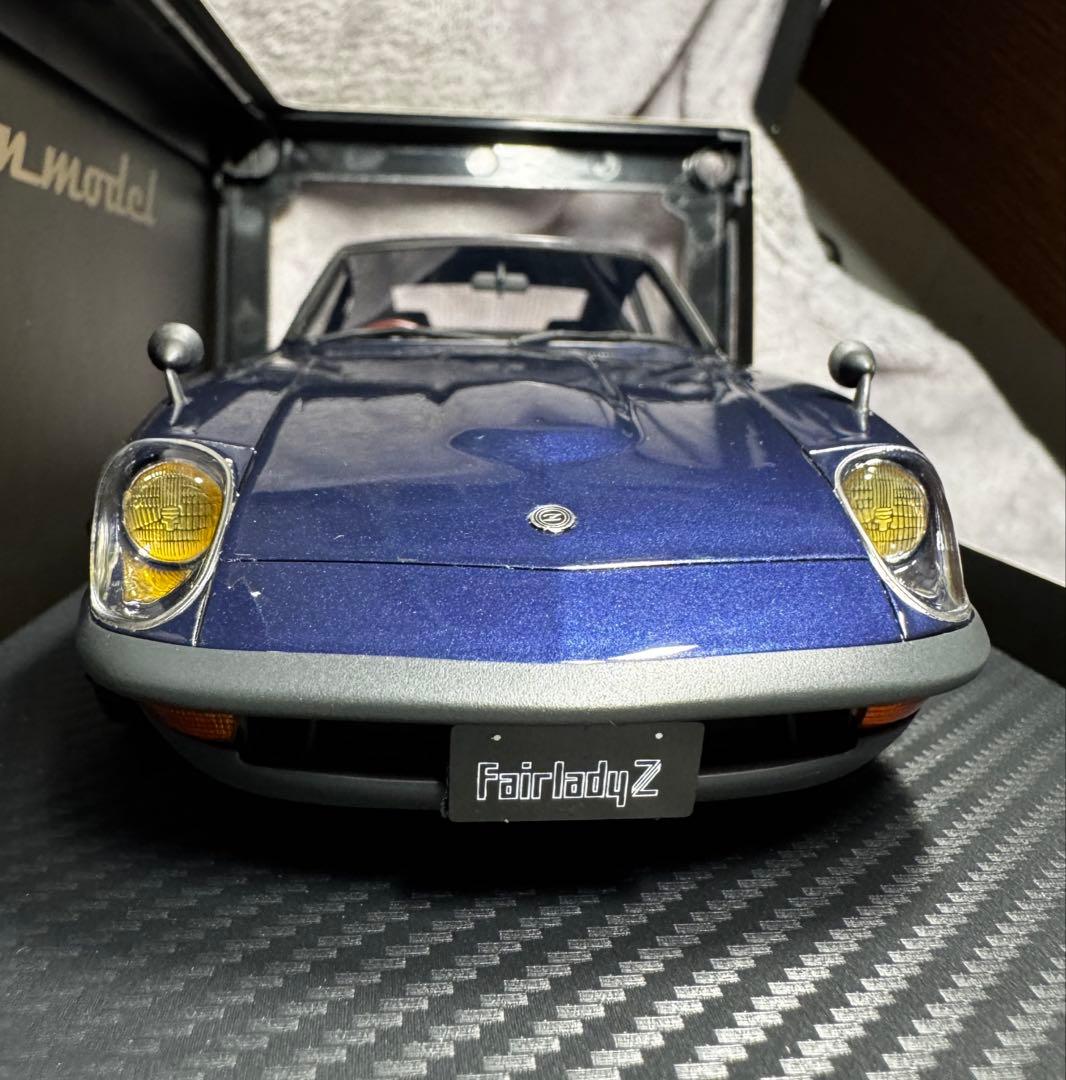 フェアレディZ-G (HS30) IG0183 1/18 ブルー 難あり