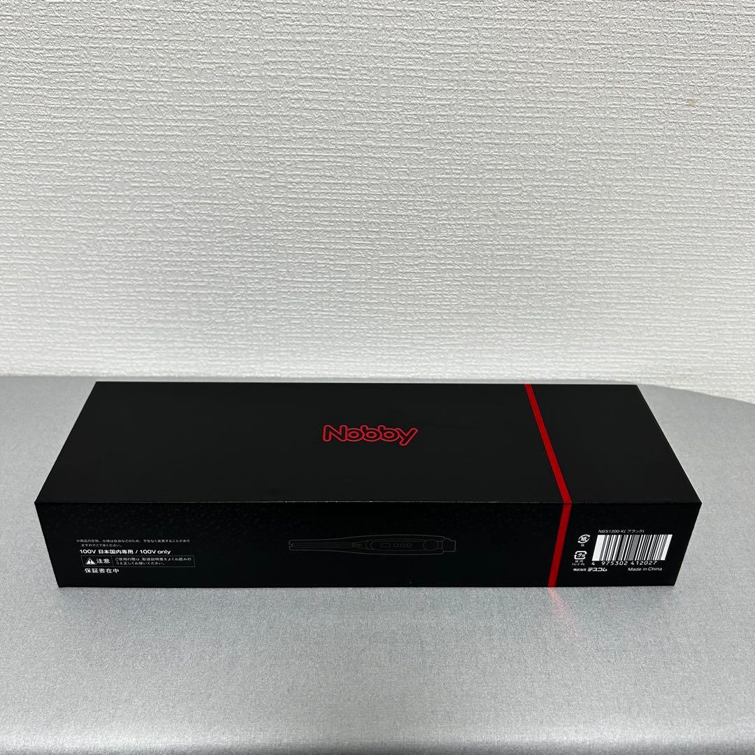 Nobby ヘアアイロン ブラック 約10cm