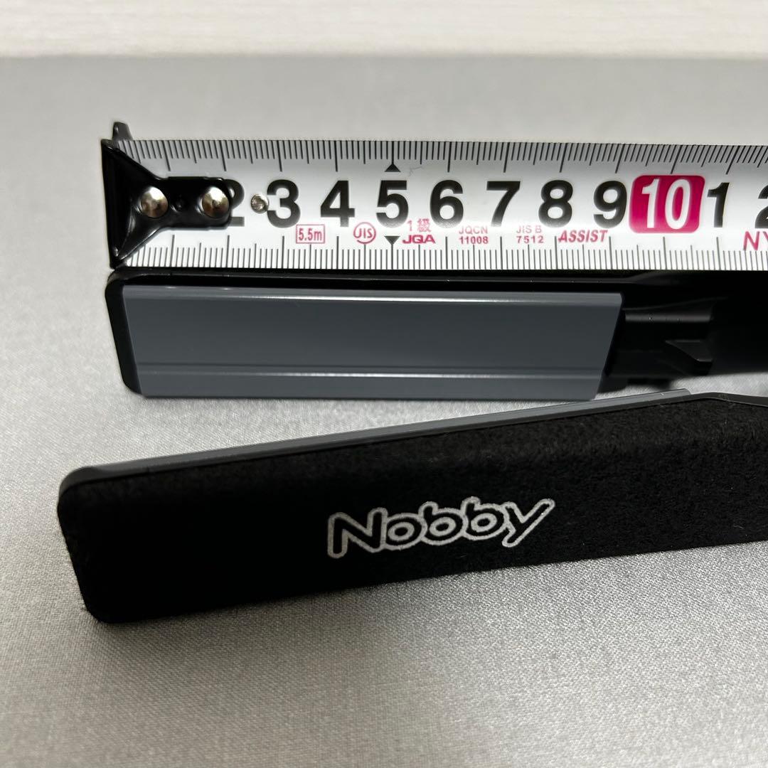 Nobby ヘアアイロン ブラック 約10cm