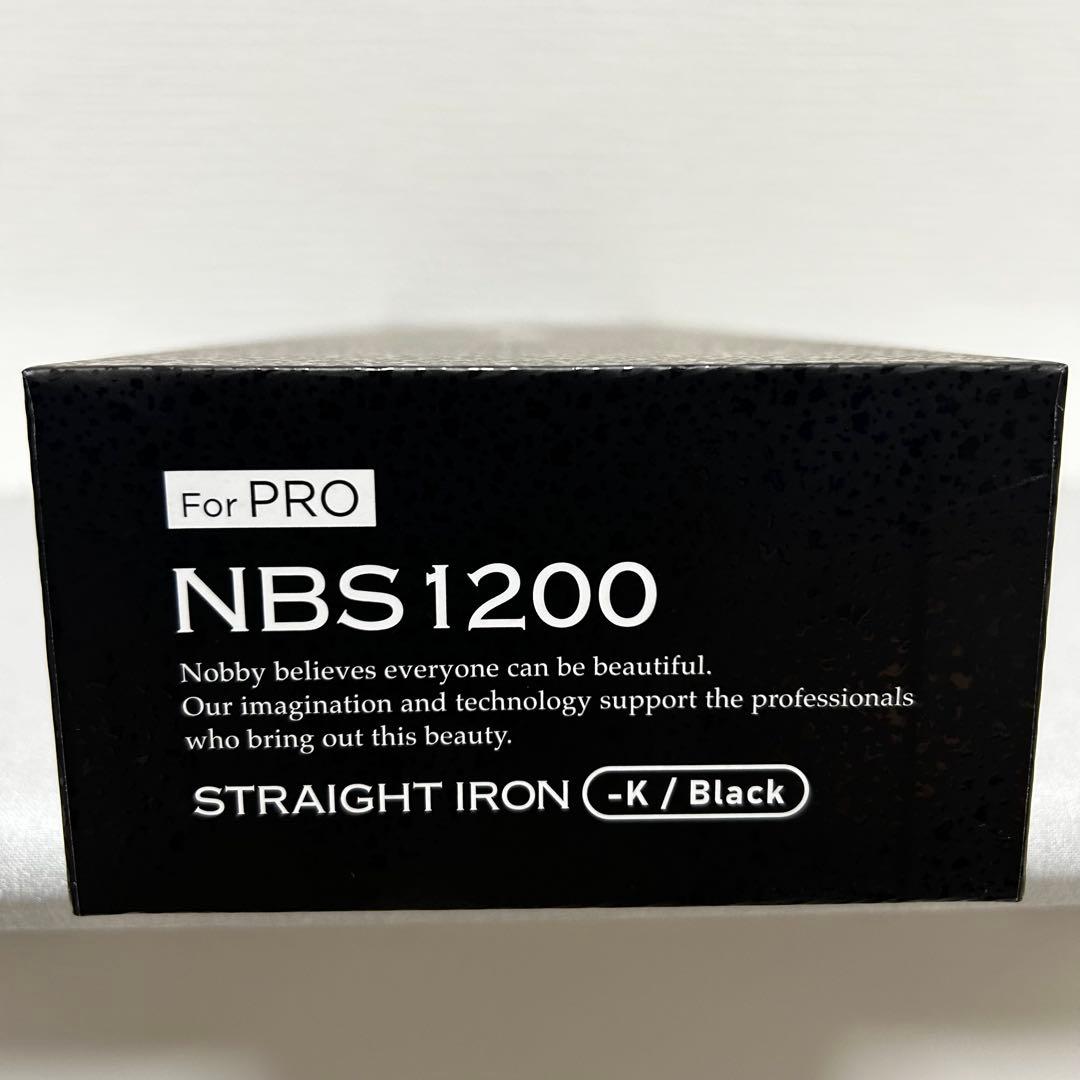 Nobby ヘアアイロン ブラック 約10cm