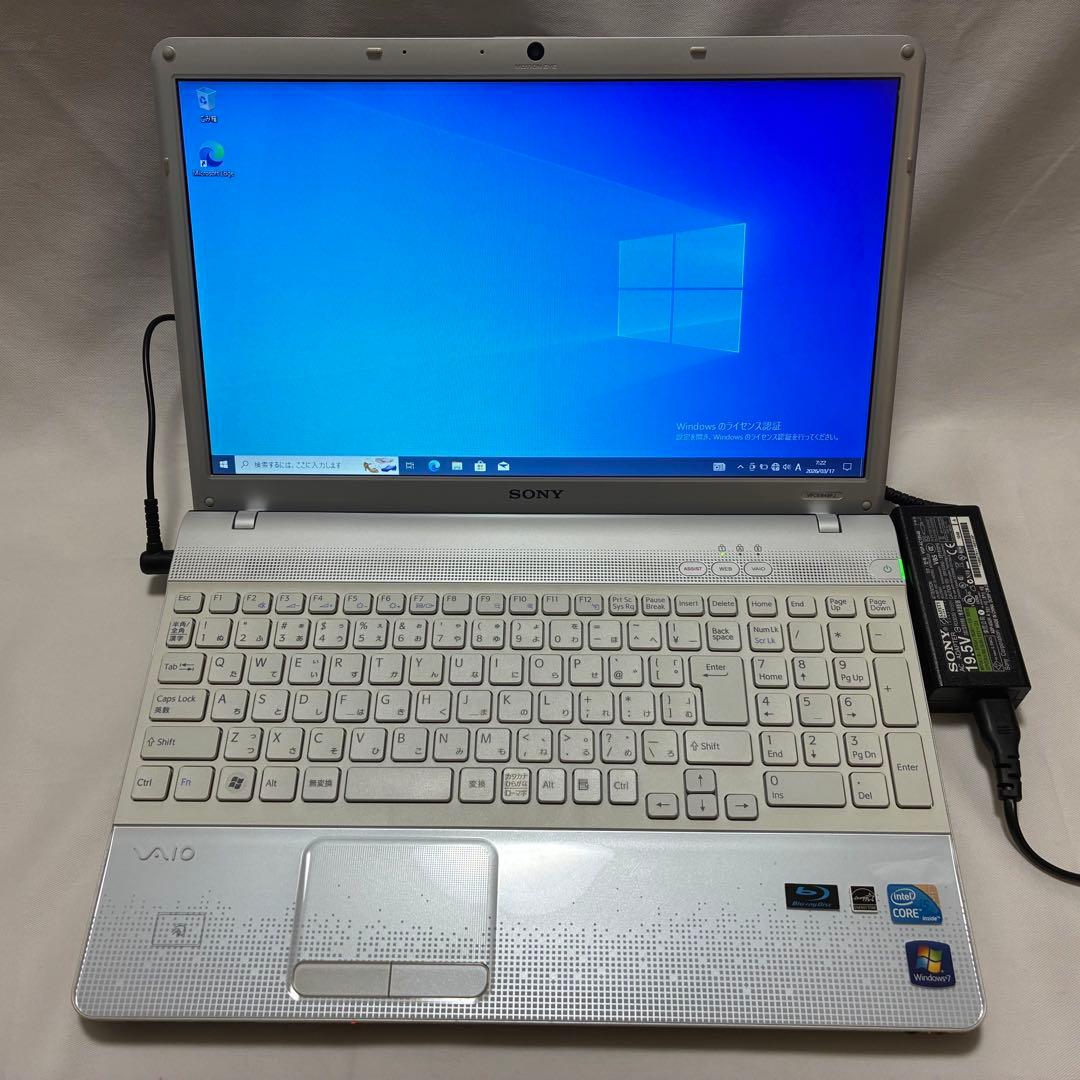 【動作品】SONY ノートパソコン VAIO Eシリーズ PCG-71311N