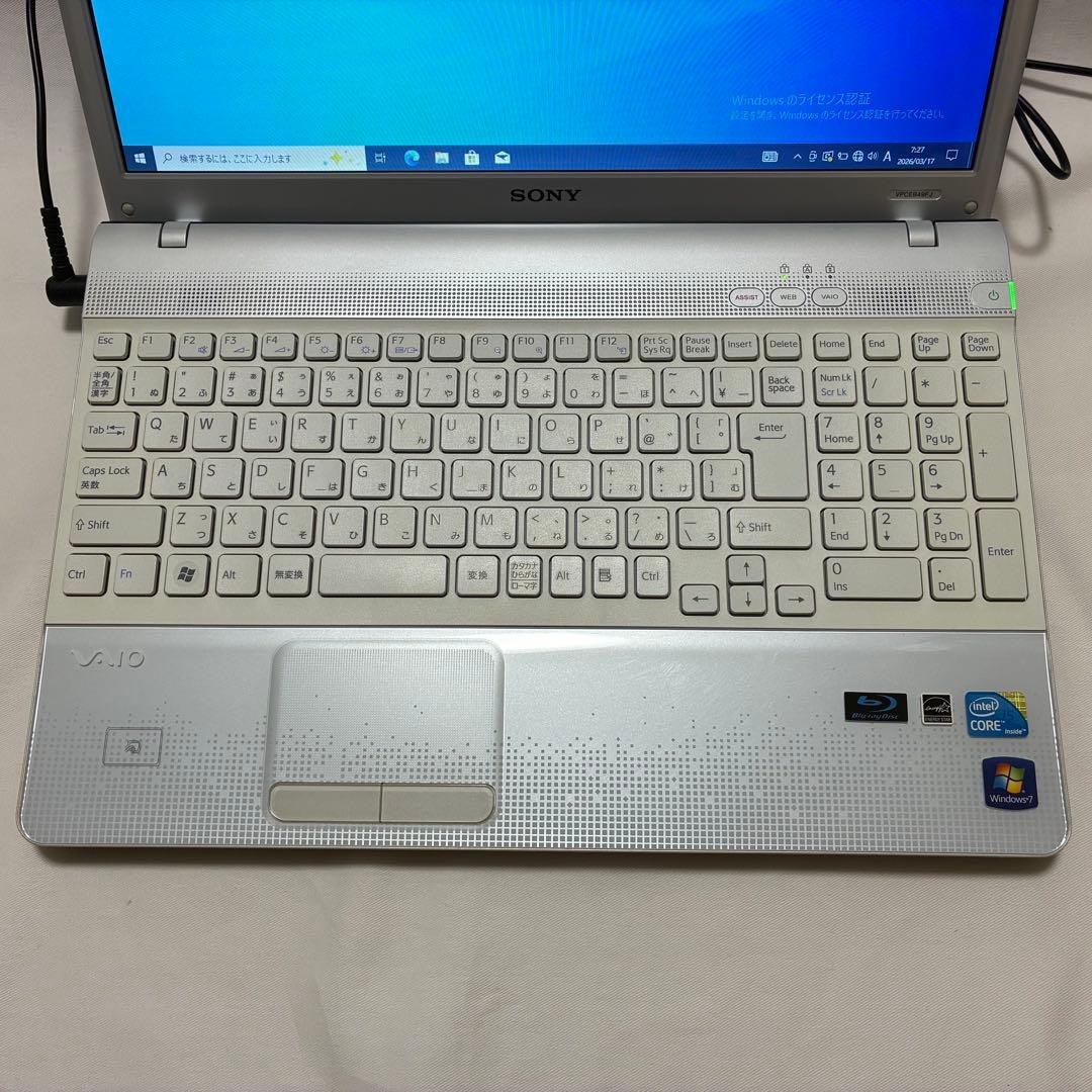 【動作品】SONY ノートパソコン VAIO Eシリーズ PCG-71311N