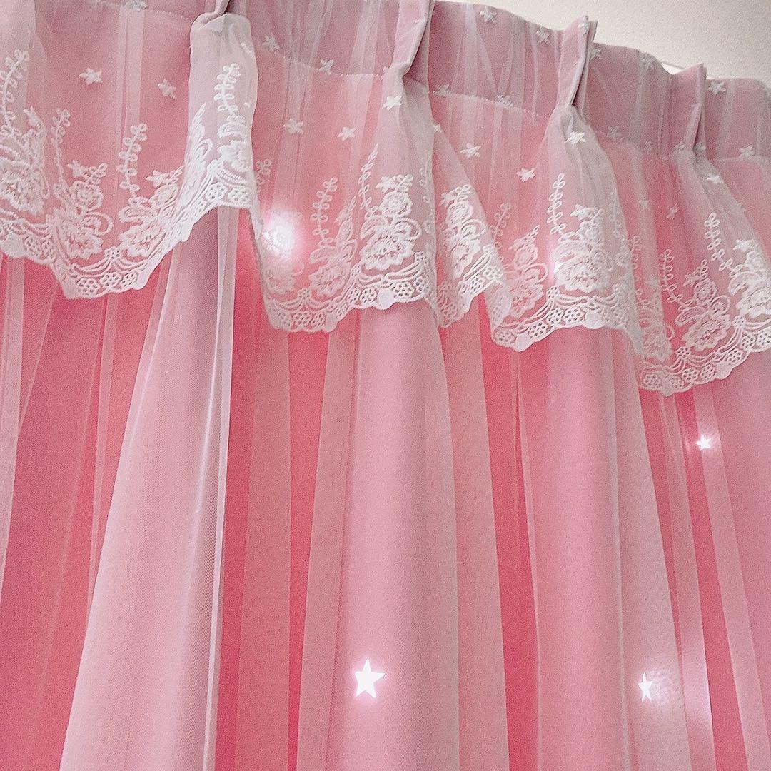 姫系　ドレープカーテン