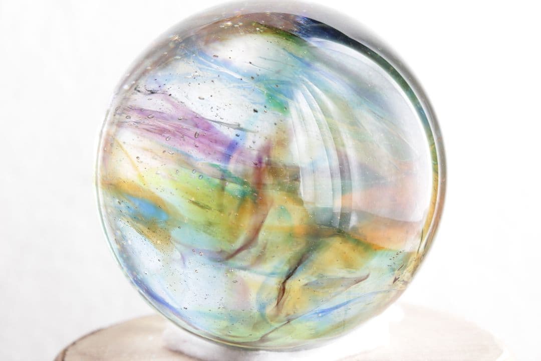 シエラネバダ産アンダラクリスタル　スフィア　大きめ　マルチカラー