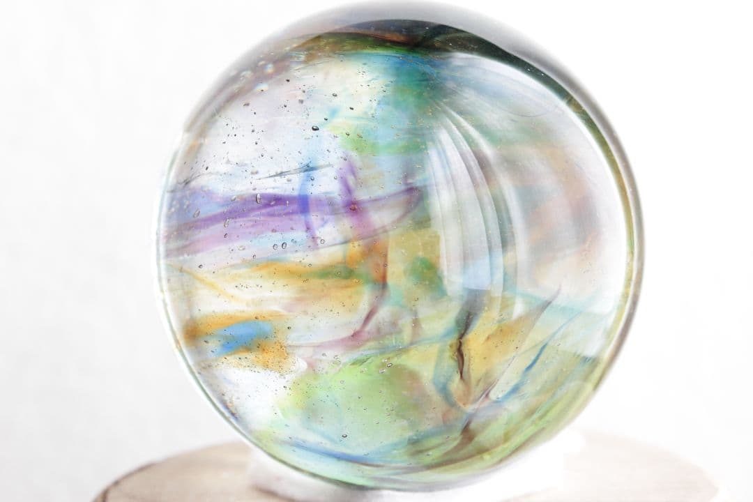 シエラネバダ産アンダラクリスタル　スフィア　大きめ　マルチカラー