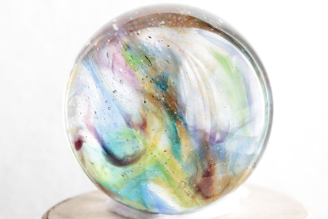シエラネバダ産アンダラクリスタル　スフィア　大きめ　マルチカラー