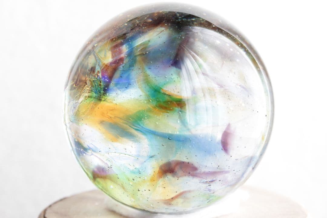 シエラネバダ産アンダラクリスタル　スフィア　大きめ　マルチカラー