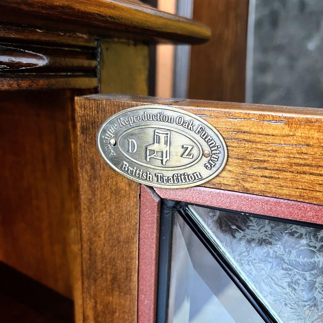 定価16.4万！クラシック英国風アンティークステンドグラス　テレビボード TV台