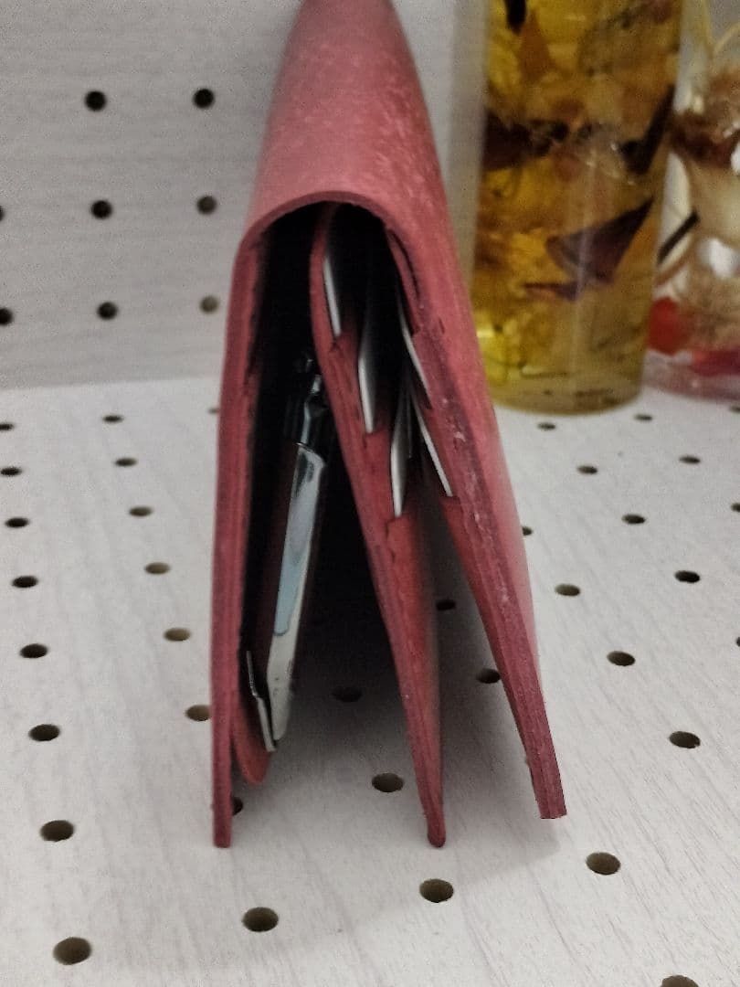 【訳あり：試作品】キャッチャー財布　本革財布　ハンドメイド　長財布