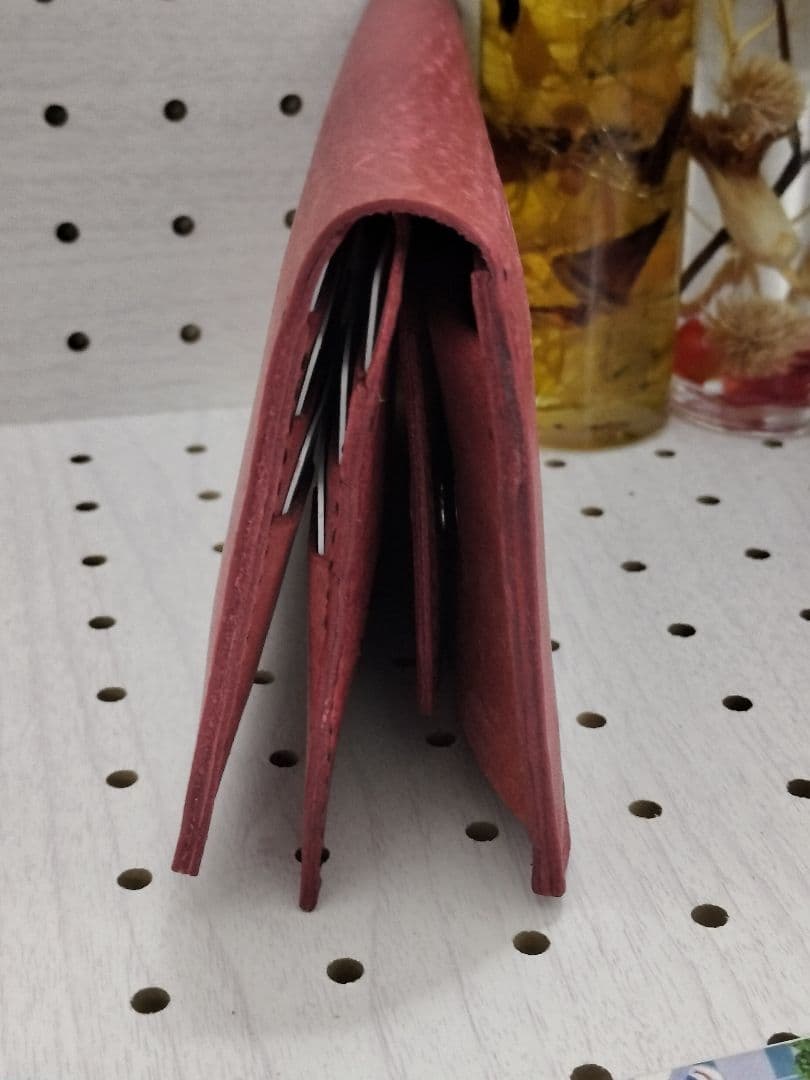 【訳あり：試作品】キャッチャー財布　本革財布　ハンドメイド　長財布