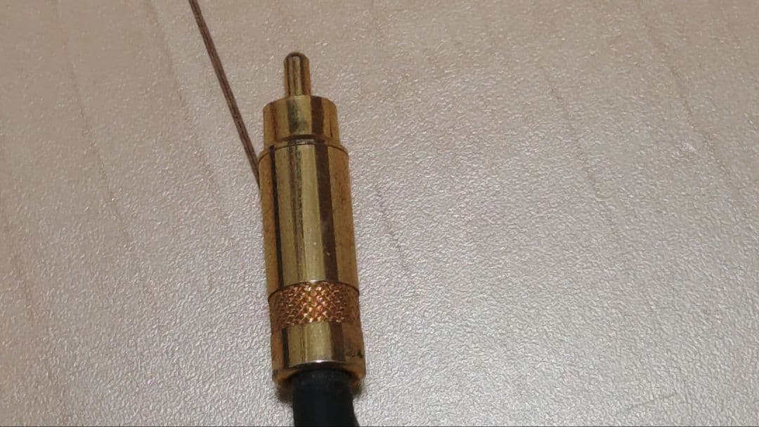 ベルデン8412　2芯シールドケーブル　約4m×2本　RCA端子