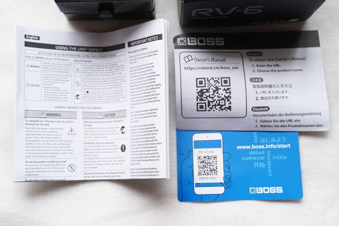美品 BOSS RV-6 Reverb ボス リバーブ