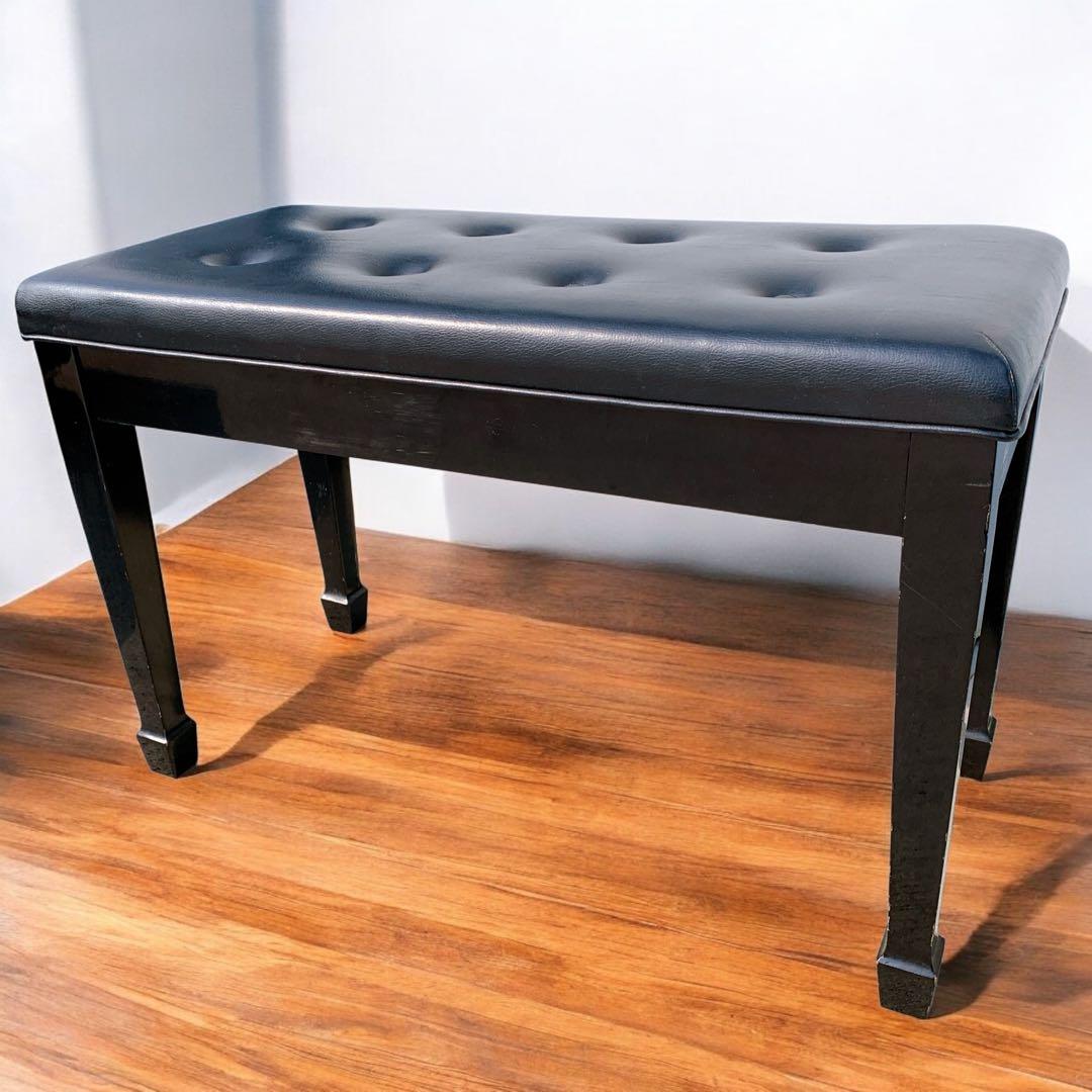 【送料込】YAMAHA アンティーク ピアノ椅子 ヴィンテージチェア ブラック